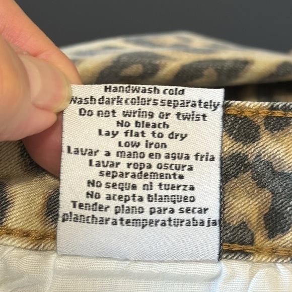 Judy Blue Skinny Fit Jeans Women's 5/27 Heathered Cheetah Tan Black Stretch - Picture 10 of 12